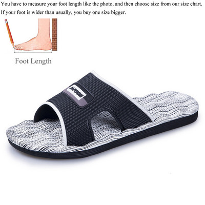 Летни мъжки пързалки Ежедневни домашни чехли Мъжки домашни домашни меки пързалки EVA Pantuflas Hombre Light Plus Big Size 47
