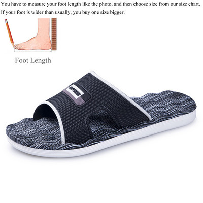 Летни мъжки пързалки Ежедневни домашни чехли Мъжки домашни домашни меки пързалки EVA Pantuflas Hombre Light Plus Big Size 47