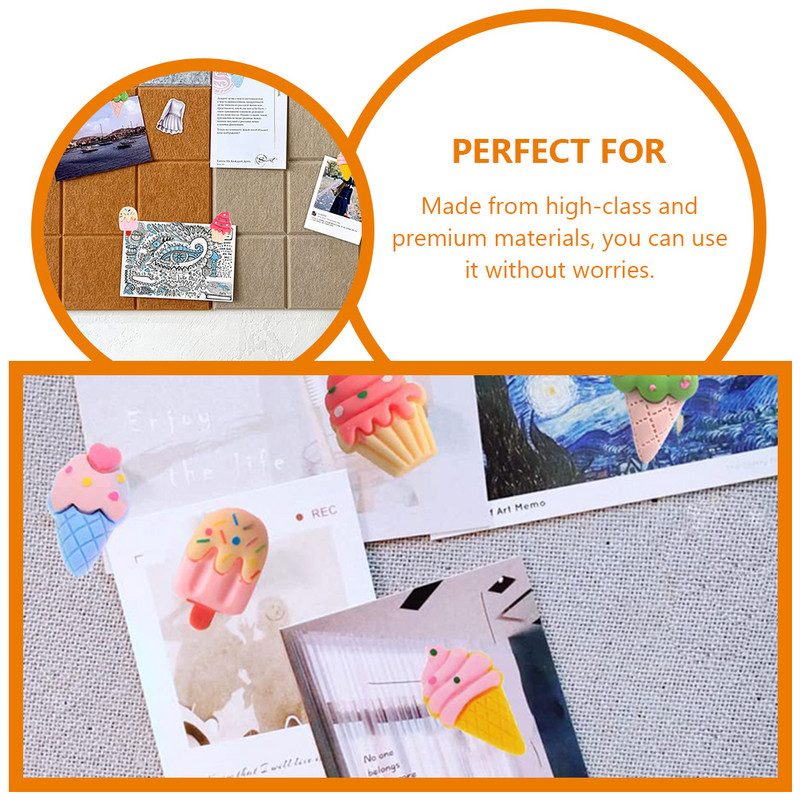 Jäätise tihvtikujuline lauatarvik Korkplaadi tarvikud Multifunktsionaalsed pöidlad igapäevaseks kasutamiseks Push Map Vahetatav