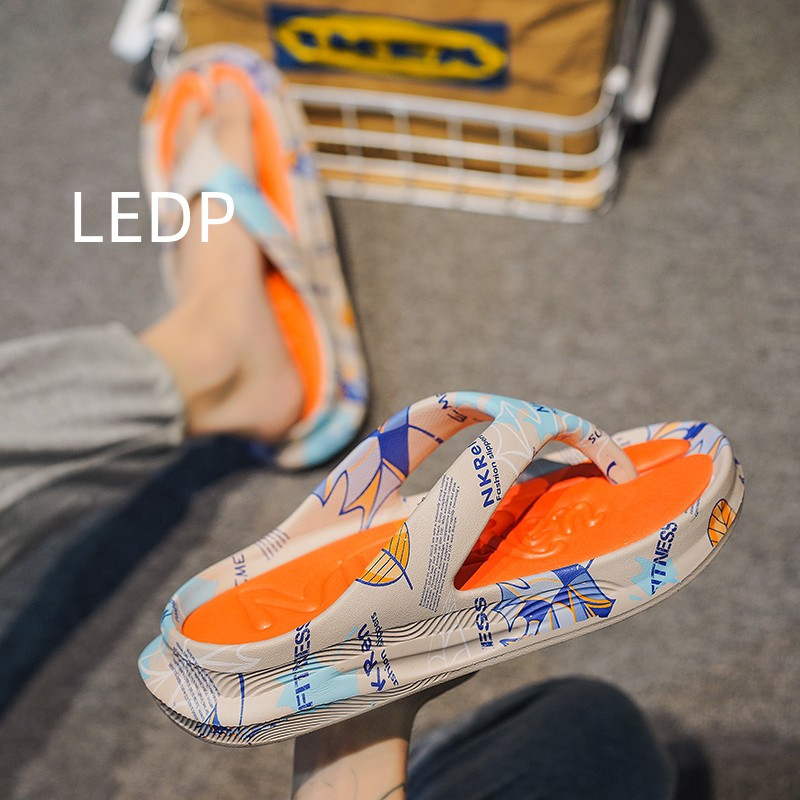 Мъжки летни джапанки Нови на платформа Сандали Дишаща ежедневна мода Най-продавани през 2023 г. Продукти Чехли за домашен мъж