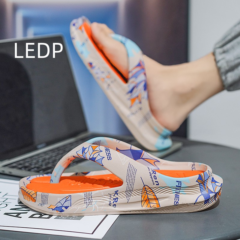 Мъжки летни джапанки Нови на платформа Сандали Дишаща ежедневна мода Най-продавани през 2023 г. Продукти Чехли за домашен мъж