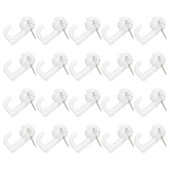 50 τμχ Πλαστικά πατίνια με γάντζο Μεταλλικές κρεμάστρες Διακόσμηση χεριών γραφείου σε στυλ DIY