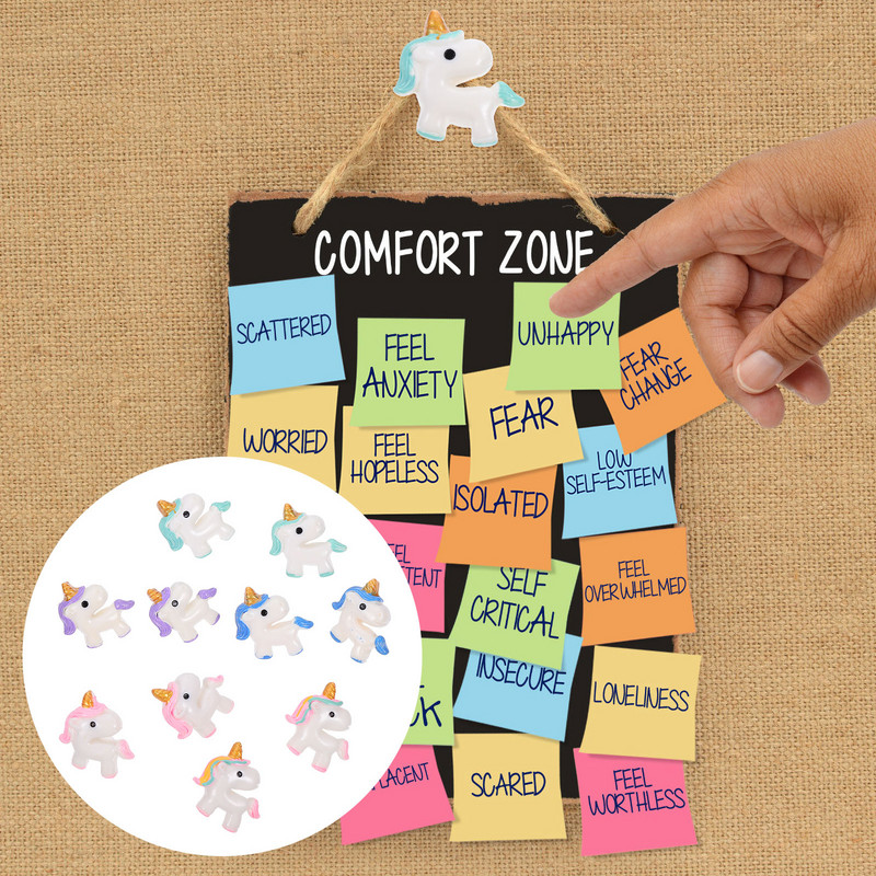 10 бр. Карикатура от смола Thumbtack Menu Pushpin Photo Calendar Mini Decor Cork Board Memo Paper DIY Office