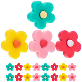 20 tk. Pöidlad teadetetahvel Dekoratiivsed nööpnõelad Lilled Kaartnõelad Plastikust Push Office Õrnad nööpnõelad