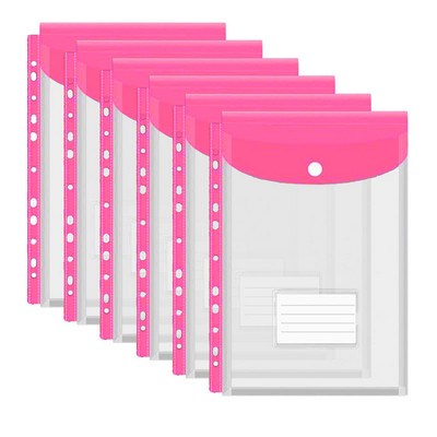 Размер A4 Пластмасови папки с файлове Портфейли Цветни файлове с документи Пликове Чанти за училище Офис Дома Побира 200 плюс листа A4