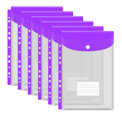 Размер A4 Пластмасови папки с файлове Портфейли Цветни файлове с документи Пликове Чанти за училище Офис Дома Побира 200 плюс листа A4