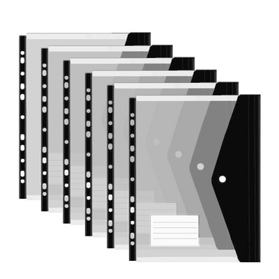 Размер A4 Пластмасови папки с файлове Портфейли Цветни файлове с документи Пликове Чанти за училище Офис Дома Побира 200 плюс листа A4