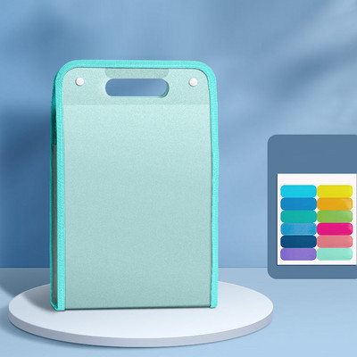 13 grile A4 sac vertical portabil pentru organe dosar translucid din PP îngroșat, pungă de hârtie pentru test pentru elevi, pungă de fișiere pentru stocarea datelor