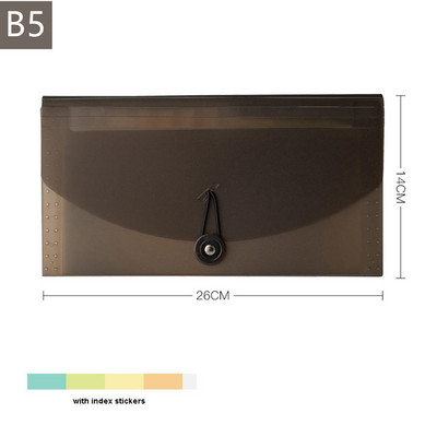 Хартия A4/A3/B5 Мултифункционална папка с 13 решетки Папка за ръчни файлове Органайзер Държач за съхранение Инструменти за съхранение на офис документи