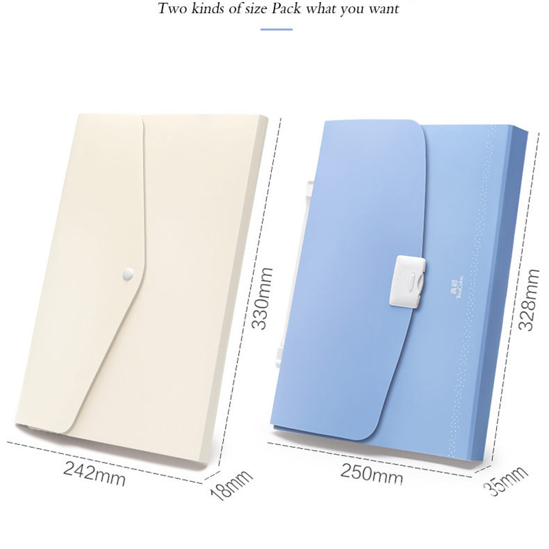 Хартия A4/A3/B5 Мултифункционална папка с 13 решетки Папка за ръчни файлове Органайзер Държач за съхранение Инструменти за съхранение на офис документи