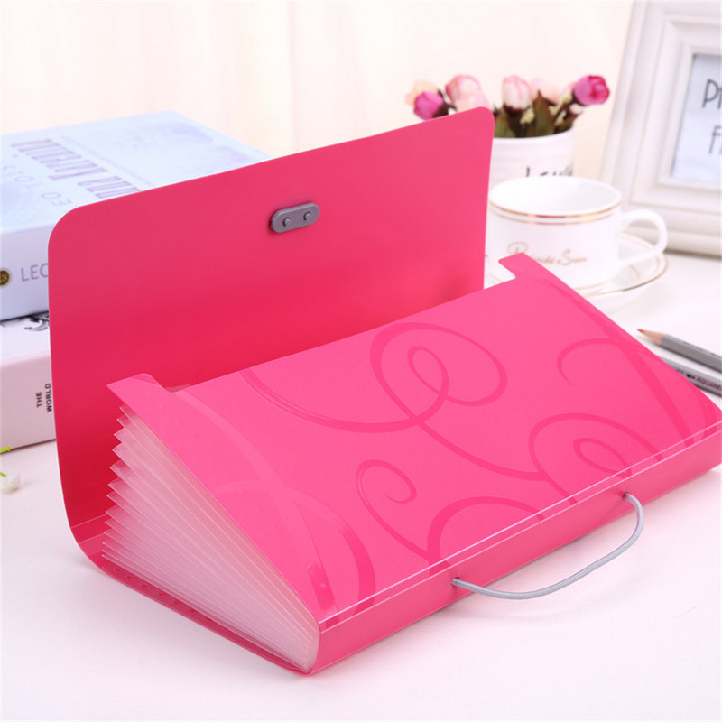 Α6 Organ Bag Expanding File File for Documents Candy Colors Document Folders School Supplies Organizer Σχολικό βιβλιοδετικό γραφείου