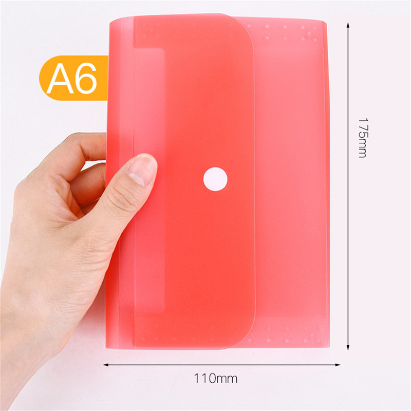 Α6 Organ Bag Expanding File File for Documents Candy Colors Document Folders School Supplies Organizer Σχολικό βιβλιοδετικό γραφείου