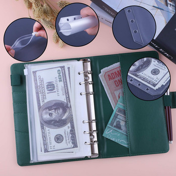 Класьор Green Budget с плик с цип, класьор A6 за спестявания, бюджетен плик за пари, органайзер за банкноти, бюджетен план за спестявания