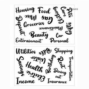 A7 Biudžeto planuotojas Pinigų vokas Sutaupyti pinigai 6 skylių segtuvas finansų valdymui Laisvų lapų nešiojamojo kompiuterio segtuvo korpusas