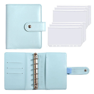 A7 Biudžeto planuotojas Pinigų vokas Sutaupyti pinigai 6 skylių segtuvas finansų valdymui Laisvų lapų nešiojamojo kompiuterio segtuvo korpusas