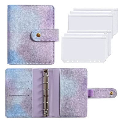 A7 Biudžeto planuotojas Pinigų vokas Sutaupyti pinigai 6 skylių segtuvas finansų valdymui Laisvų lapų nešiojamojo kompiuterio segtuvo korpusas