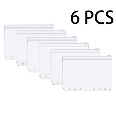 A7 Biudžeto planuotojas Pinigų vokas Sutaupyti pinigai 6 skylių segtuvas finansų valdymui Laisvų lapų nešiojamojo kompiuterio segtuvo korpusas