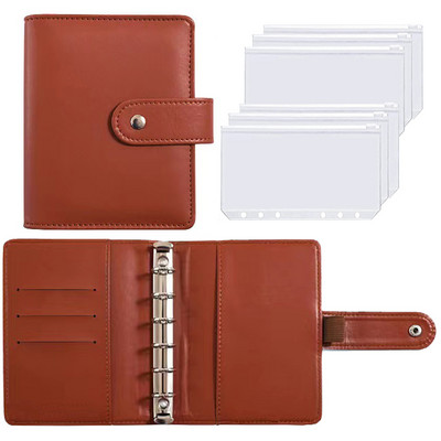 A7 Biudžeto planuotojas Pinigų vokas Sutaupyti pinigai 6 skylių segtuvas finansų valdymui Laisvų lapų nešiojamojo kompiuterio segtuvo korpusas