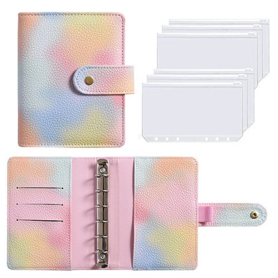 A7 Biudžeto planuotojas Pinigų vokas Sutaupyti pinigai 6 skylių segtuvas finansų valdymui Laisvų lapų nešiojamojo kompiuterio segtuvo korpusas