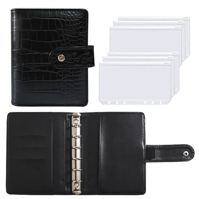 A7 Biudžeto planuotojas Pinigų vokas Sutaupyti pinigai 6 skylių segtuvas finansų valdymui Laisvų lapų nešiojamojo kompiuterio segtuvo korpusas