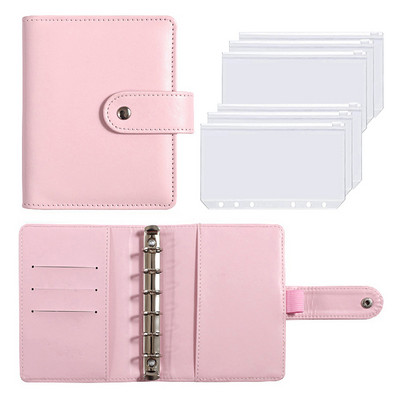 A7 Biudžeto planuotojas Pinigų vokas Sutaupyti pinigai 6 skylių segtuvas finansų valdymui Laisvų lapų nešiojamojo kompiuterio segtuvo korpusas