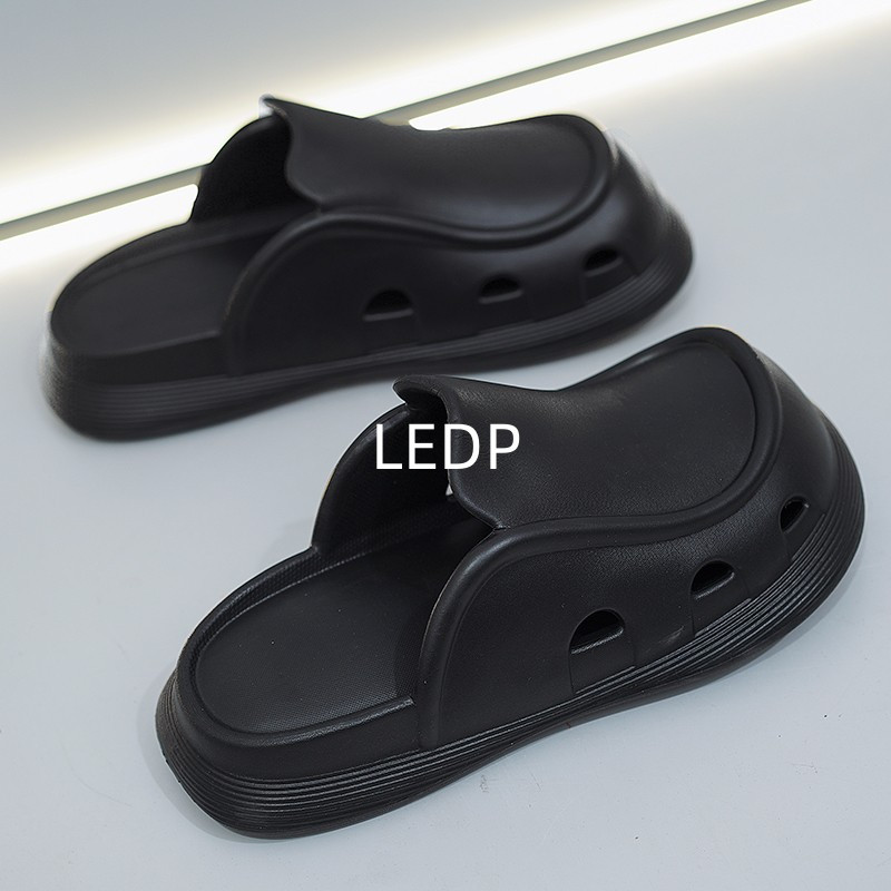 Чехли за мъже Нови летни модни дизайнерски обувки на платформа Baotou Ежедневни плажни обувки на открито Вътрешни домашни чехли с кръгли пръсти