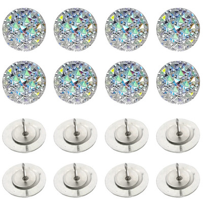 20 τμχ Πινέζες από ρητίνη Rhinestone Οικιακό φελλό με οδοντωτό οδόντωμα Η διακόσμηση γραφείου Αξιολάτρευτο σπίτι