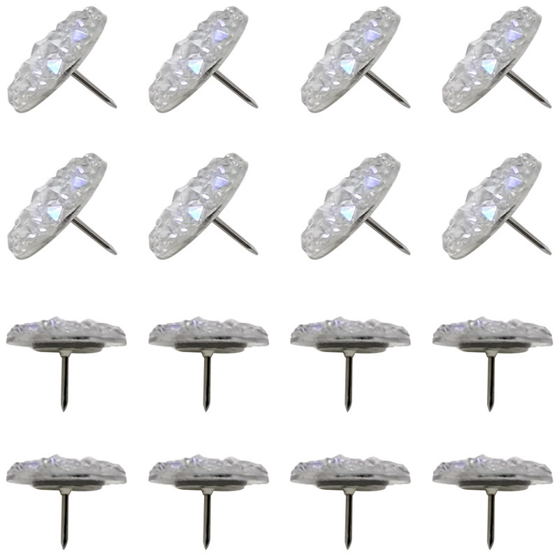 20 τμχ Πινέζες από ρητίνη Rhinestone Οικιακό φελλό με οδοντωτό οδόντωμα Η διακόσμηση γραφείου Αξιολάτρευτο σπίτι