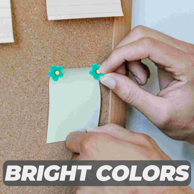 20 бр. Thumbtack Бюлетин Табло Декорации Pushpin Flower Tacks Матирани Thumbtack Пластмасов бюлетин