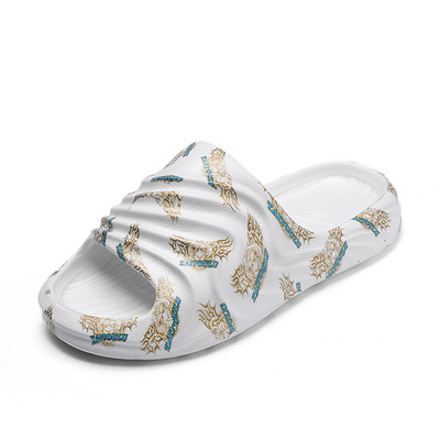 Nove muške papuče, modne ljetne cipele za lijene parove, cipele na otvorenom, ležerne ravne cipele za plažu, cipele na platformi za kućnu upotrebu, muške žele papuče