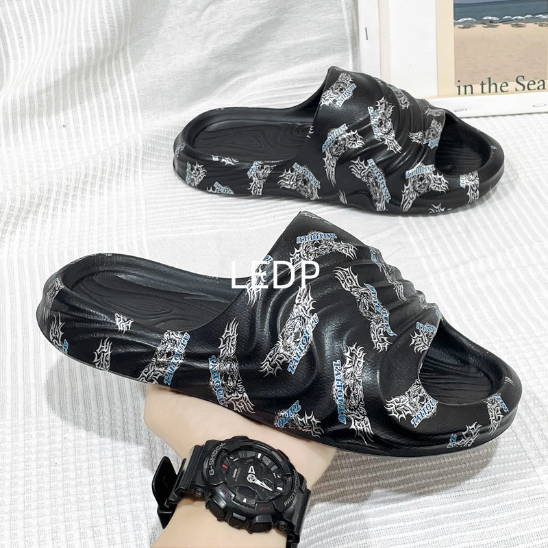 Nove muške papuče, modne ljetne cipele za lijene parove, cipele na otvorenom, ležerne ravne cipele za plažu, cipele na platformi za kućnu upotrebu, muške žele papuče
