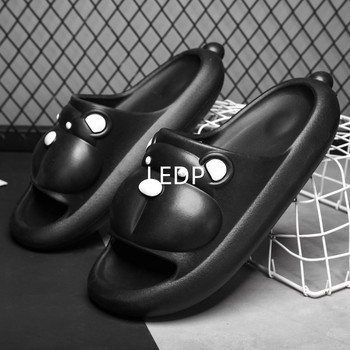 Нови чехли за мъже Модни външни плажни летни унисекс спортни обувки за двойка Баня Вътрешна къща Платформа Ежедневни мъжки чехли