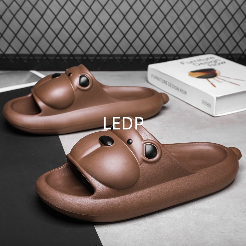 Нови чехли за мъже Модни външни плажни летни унисекс спортни обувки за двойка Баня Вътрешна къща Платформа Ежедневни мъжки чехли