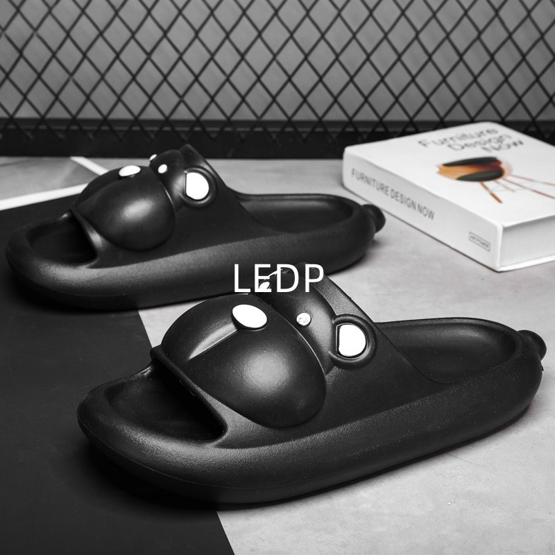 Нови чехли за мъже Модни външни плажни летни унисекс спортни обувки за двойка Баня Вътрешна къща Платформа Ежедневни мъжки чехли