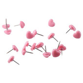 Pink Heart Pushpins Офис Push Pins Thumb Tacks Табла за обяви