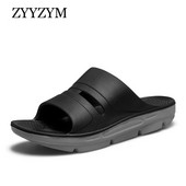 Летни мъжки чехли EVA Плажни обувки с лека дебела подметка Чехли с арка Поглъщане на удари Голям размер EUR 38-49