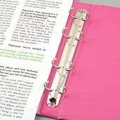 MOTARRO 1 бр. папки с файлове 4 папки с кръгли пръстени Поставка за файлове с незалепващо подвързване Тетрадки за бизнес и училище Офис консумативи