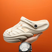 2023 m. naujiena Vyriškos klumpės Vasariniai batai Vyriški šlepetės Kvėpuojantys Neslystantys mulai Vyriški sodo batai Laisvalaikio paplūdimio sandalai Zapatos