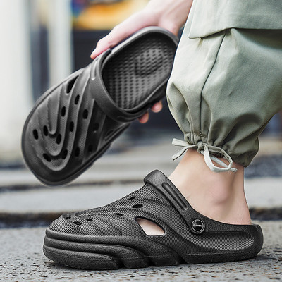 2023 m. naujiena Vyriškos klumpės Vasariniai batai Vyriški šlepetės Kvėpuojantys Neslystantys mulai Vyriški sodo batai Laisvalaikio paplūdimio sandalai Zapatos