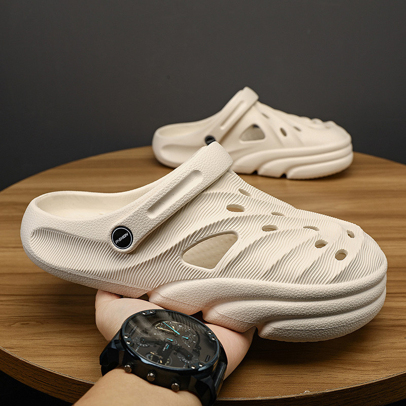 2023 m. naujiena Vyriškos klumpės Vasariniai batai Vyriški šlepetės Kvėpuojantys Neslystantys mulai Vyriški sodo batai Laisvalaikio paplūdimio sandalai Zapatos