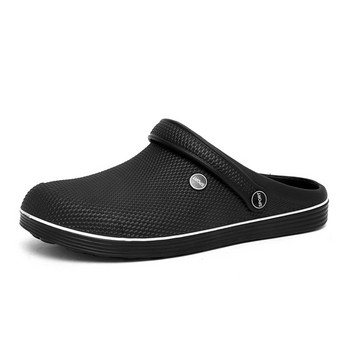 2022 Ново пристигане Мъжки летни обувки Мъжки чехли Дишащи неплъзгащи се мъжки градински обувки Ежедневни плажни сандали Zapatillas Hombre