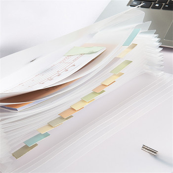 6 Χρώματα Β5 φάκελος φακέλου εγγράφων Τσάντα αρχείου Τσάντες αποθήκευσης αρχείων 13 τσέπες Θήκη κάρτας πολλαπλών λειτουργιών Organizer Bill Expanding folder