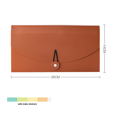 6 värvi B5 failikaust dokumendikott faili hoiukotid 13 taskut multifunktsionaalne kaardihoidja arve laiendav kaust