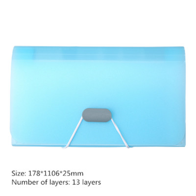 6 värvi B5 failikaust dokumendikott faili hoiukotid 13 taskut multifunktsionaalne kaardihoidja arve laiendav kaust