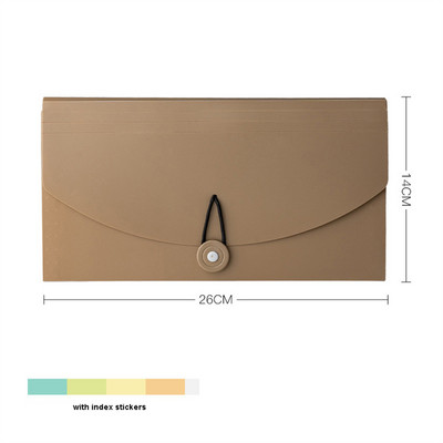 6 värvi B5 failikaust dokumendikott faili hoiukotid 13 taskut multifunktsionaalne kaardihoidja arve laiendav kaust