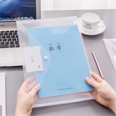 File Folder Stationery Storage Folder Waterproof Organizer Folders Pvc Bag Portfolio Paper Storage Office