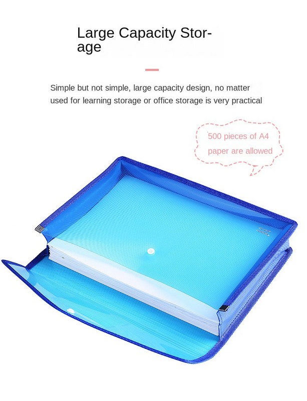 File Folder Stationery Storage Folder Waterproof Organizer Folders Pvc Bag Portfolio Paper Storage Office