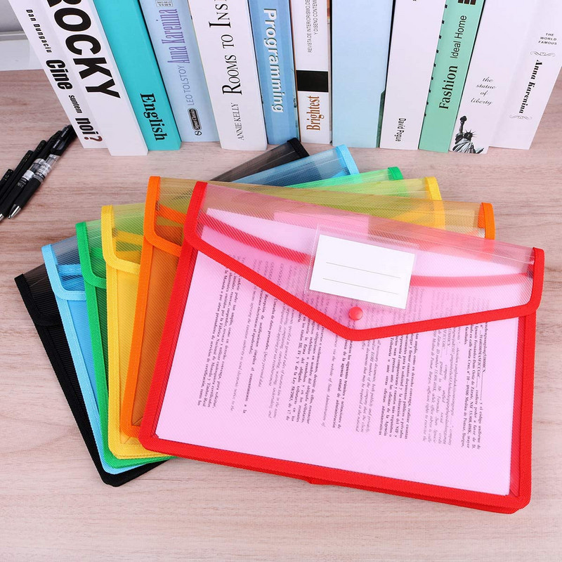 File Folder Stationery Storage Folder Waterproof Organizer Folders Pvc Bag Portfolio Paper Storage Office