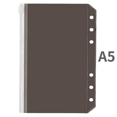 Джобове за класьори A5/A6 PVC чанта за класьори, цветни папки с цип за 6 пръстена, калъф за класьори, чанти за документи