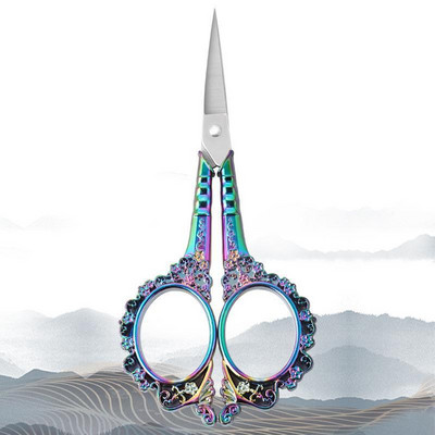 Винтидж ножици от неръждаема стомана Ножици за шиене на тъкани Ножици за бродиране Ножици за шивашки ножици Конец Ножични инструменти за шевни ножици